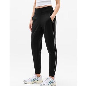 Black High Rise Activewear Joggers Venice, Athleta, buttery soft, pockets
